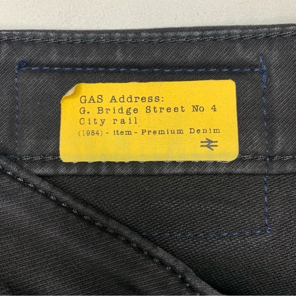 Gas Jeans Anders Slim Fit Men's Black Denim W32 x L30 Classic Style - Picture 7 of 12